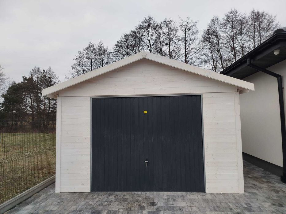 Garaż Drewniany "Puchacz" 4x5m