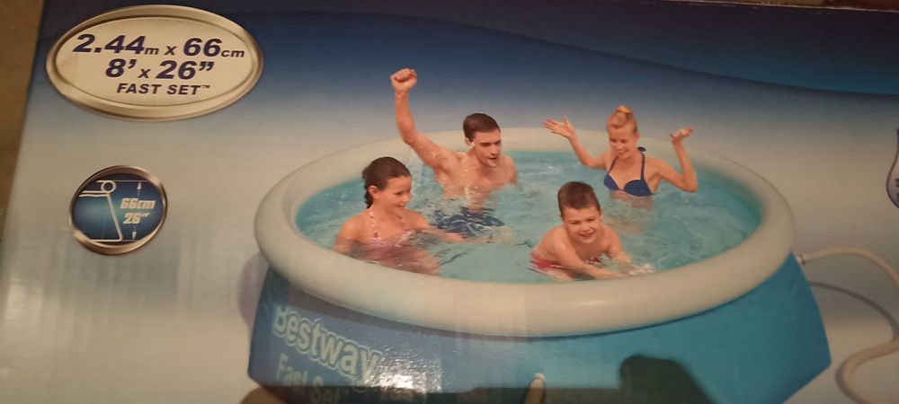 Basen bestway z poompą filtrującą i osprzętem