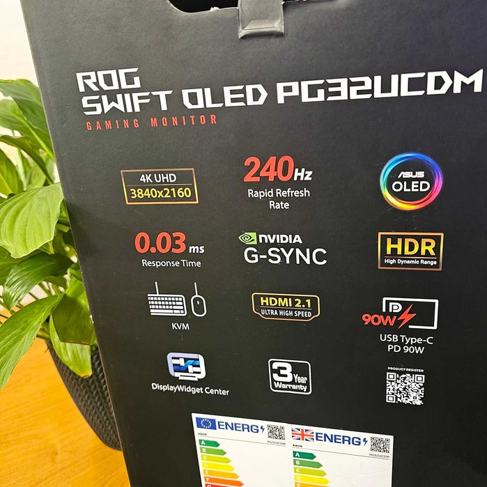 ‼️Monitor 31.5" ASUS ROG Swift QD-OLED PG32UCDM