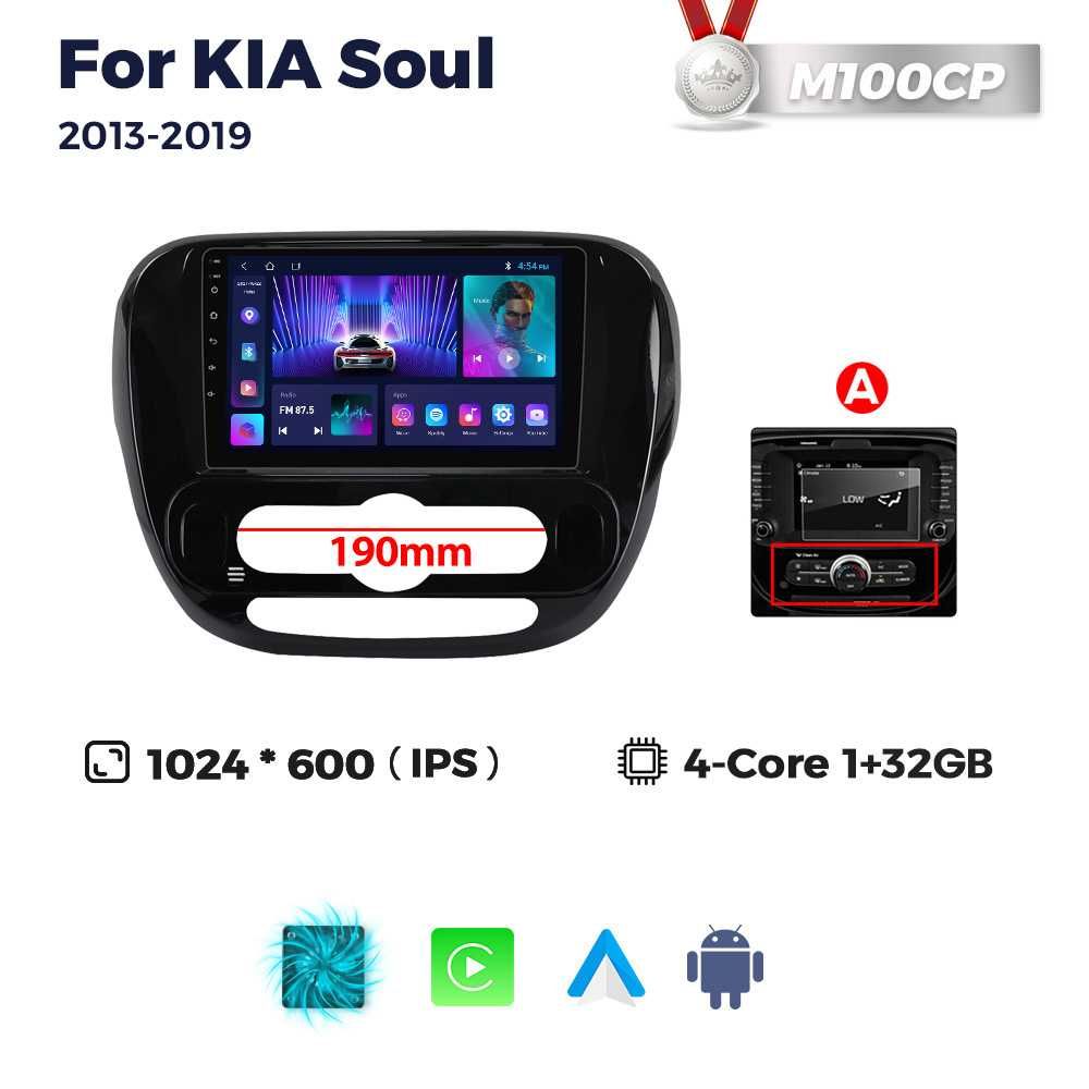 Штатна магнітола KIA SOUL android GPS навігація Кіа Соул мультимедія