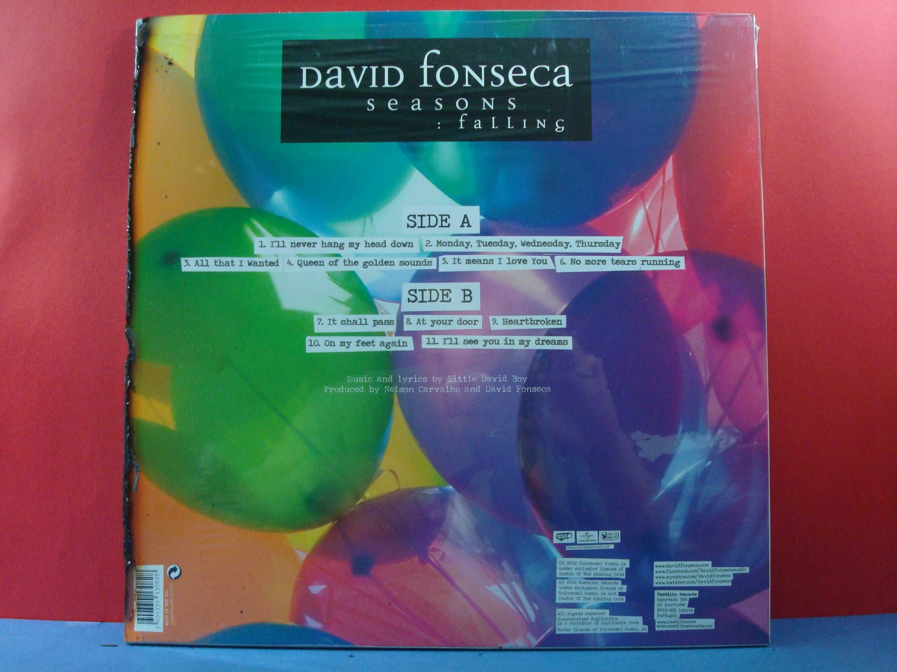 David Fonseca - Seasons : Falling / LP / Ver Descrição / Ver Descrição