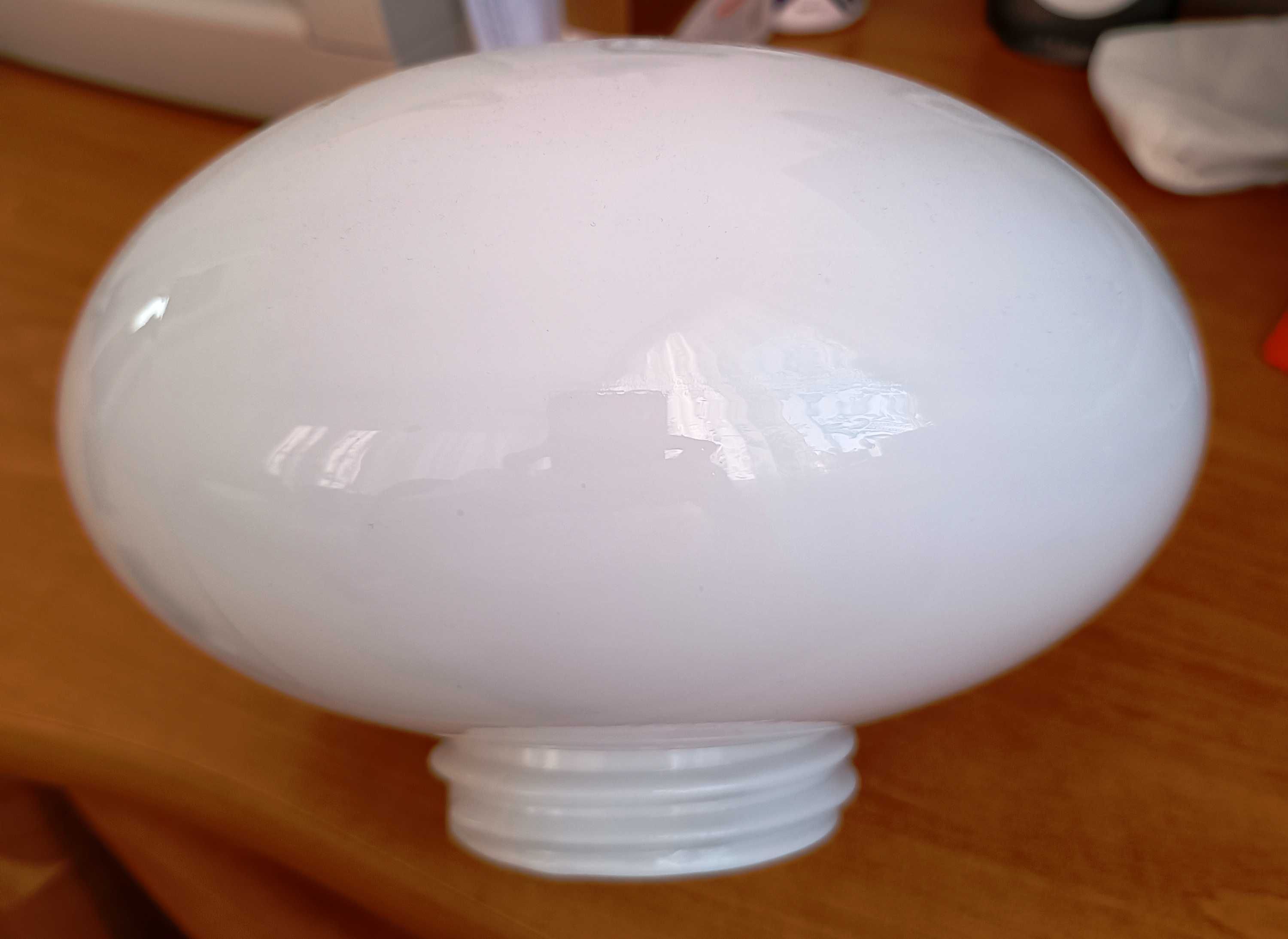 Klosz biały szklany do lampy