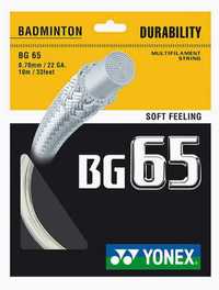 Naciąg do Badmintona - Yonex BG 65 White