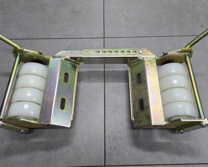 Rolka pod najazd, wózek pod koło auta lawety Zestaw z Blachą 3.5T