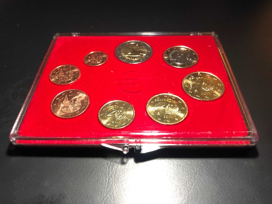 Set Anual Espanha 2011 UNC Estojo-Inclui 2€ Património UNESCO-Alhambra