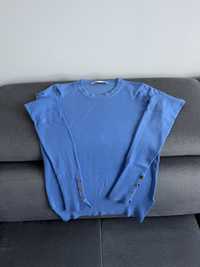 Sweterek Zara S niebieski