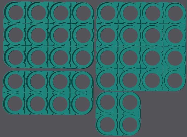 Холдер 40135 суцільний: посилений або з можливістю ізоляції комірок