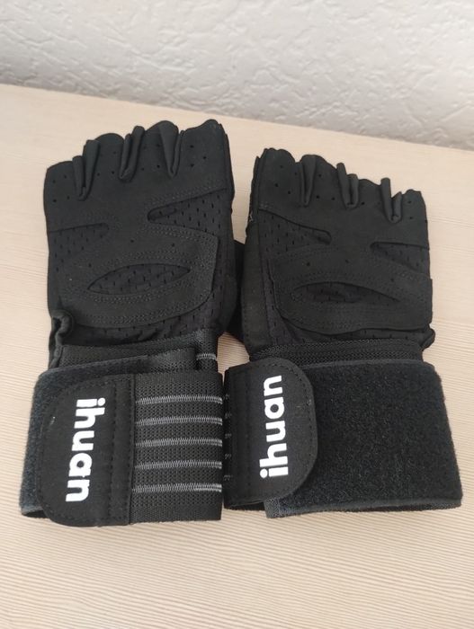 Rękawiczki sportowe treningowe Ihuan z usztywnieniem nadgarstków