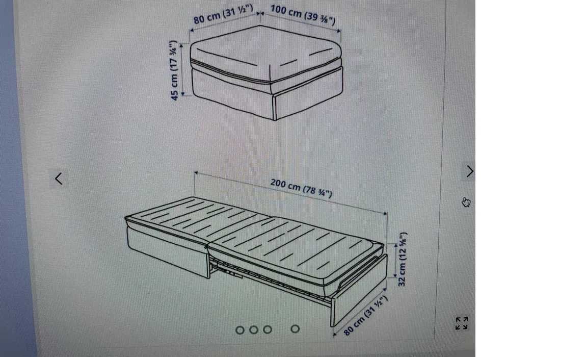 Sofa modułowa Ikea Vallentuna