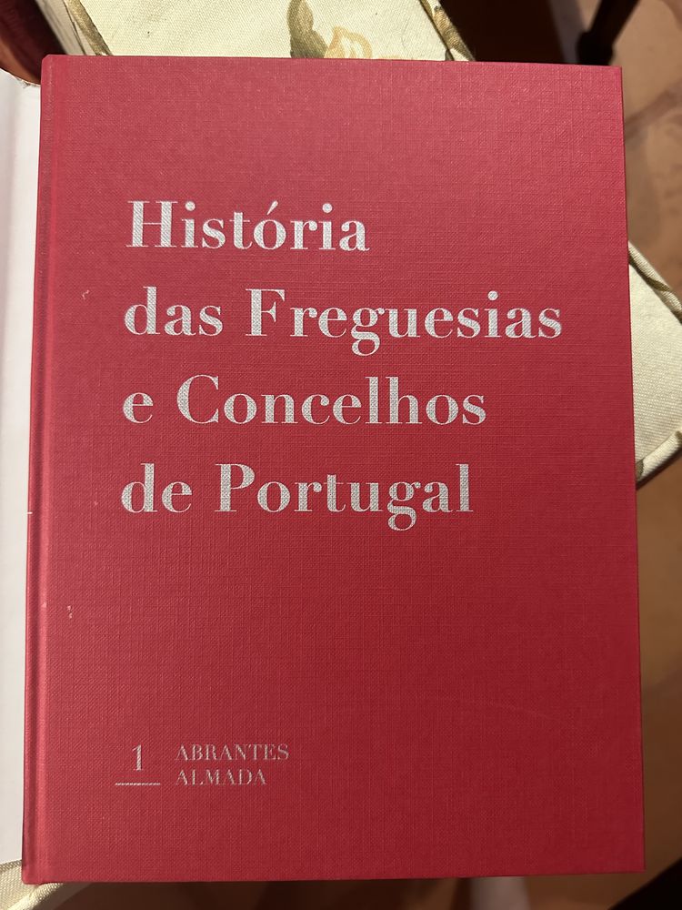 Coleção 20 livros - História das Freguesias e Concelhos de Portugal