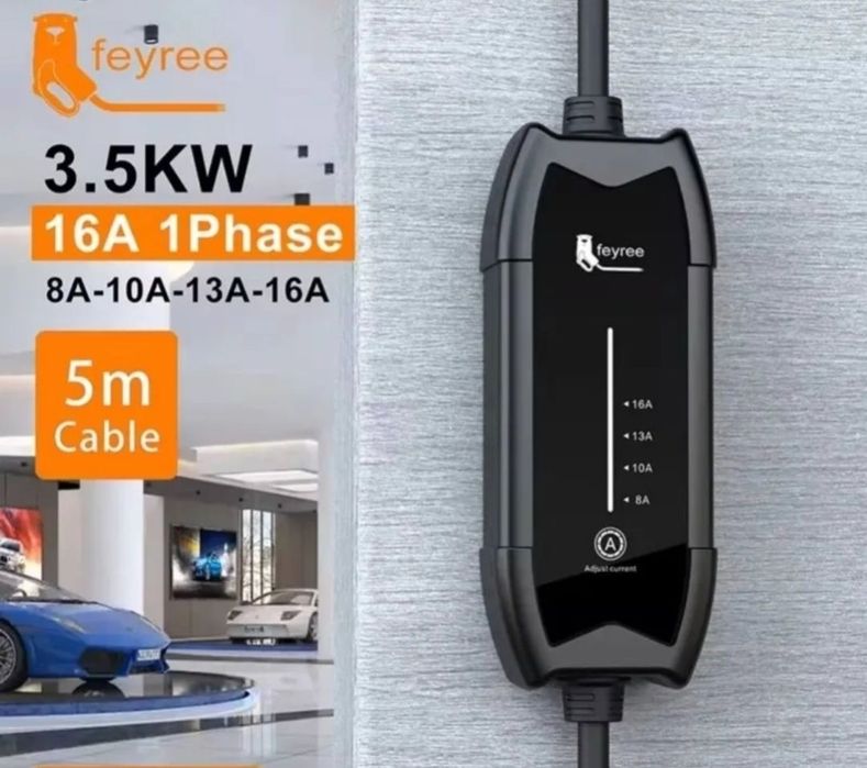 Зарядний пристрій (зарядка) 5м кабель Type1 Nissan Leaf, Chevrolet Bol