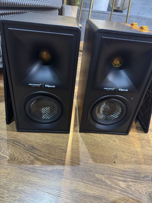 Klipsch The Fives McLaren Edition, stan idealny, komplet, zamiana