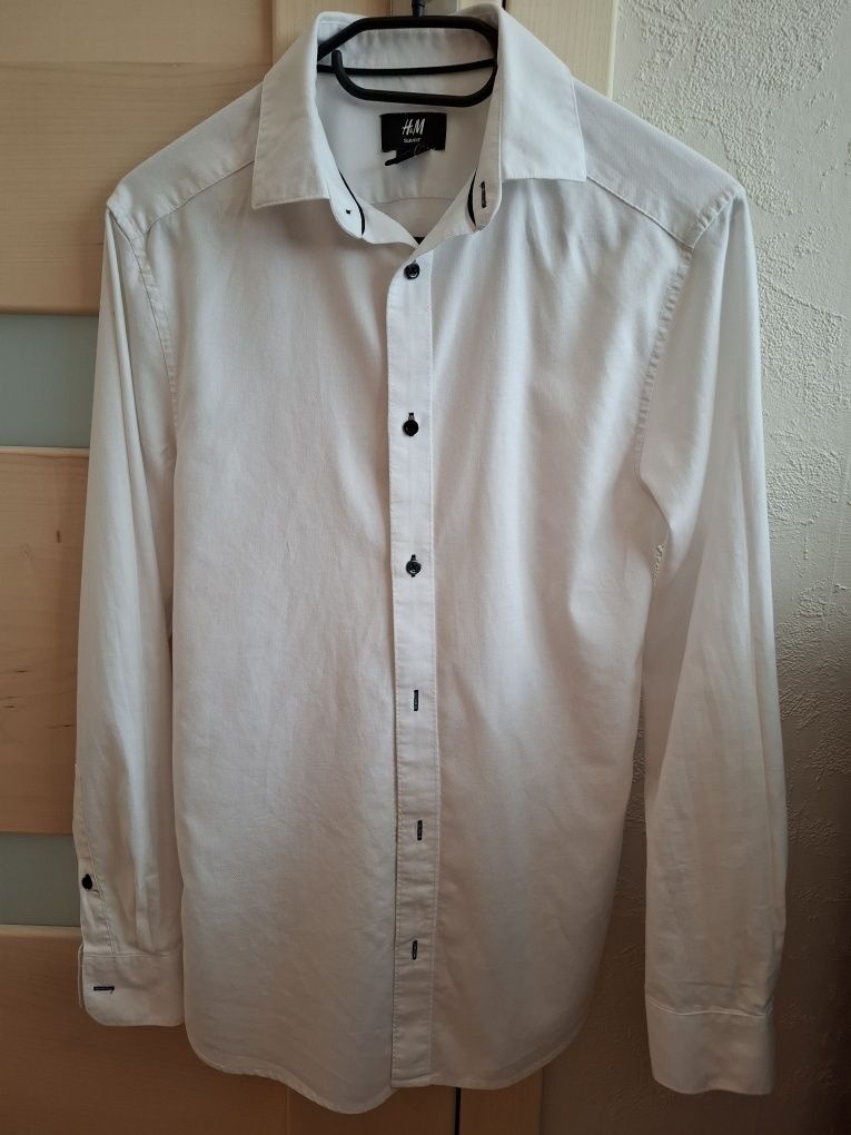 Koszula biała wizytowa H&M XS