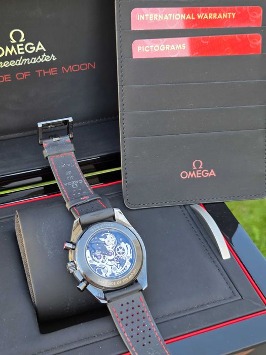 Omega Speedmaster Dark Side of the Moon - team Alinghi - Gwarancja