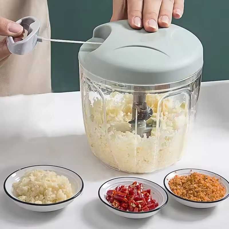 Picadora manual 5 laminas portátil 900ml