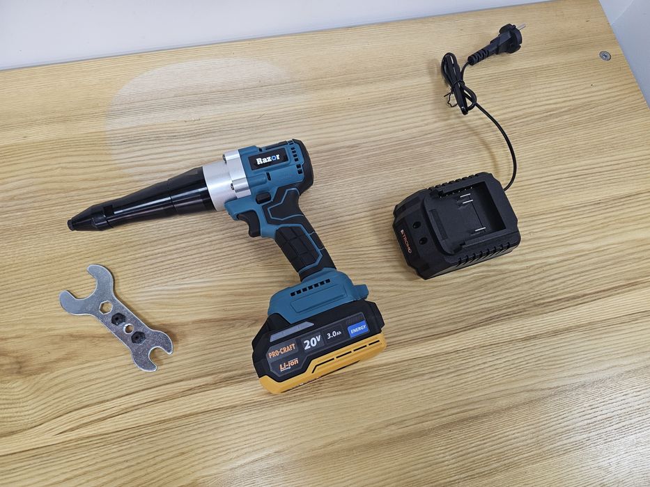 Заклепочник Razor DBL-38 Аккумуляторный под акб Makita/ProCraft 20V