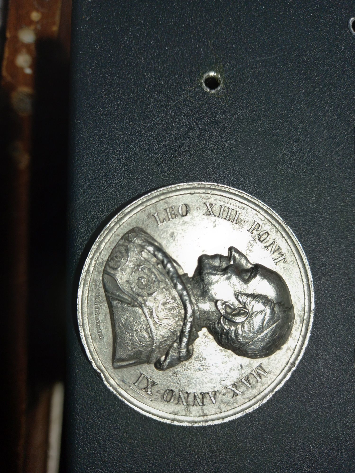 Монета Медаль Лео XIII (Leo XIII pont] серебро
