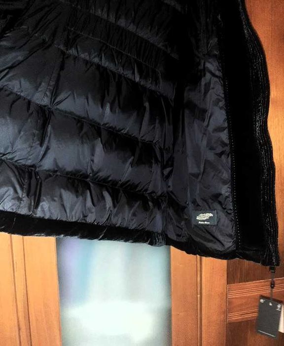 Kispo/ Casaco de veludo e penas Massimo Dutti