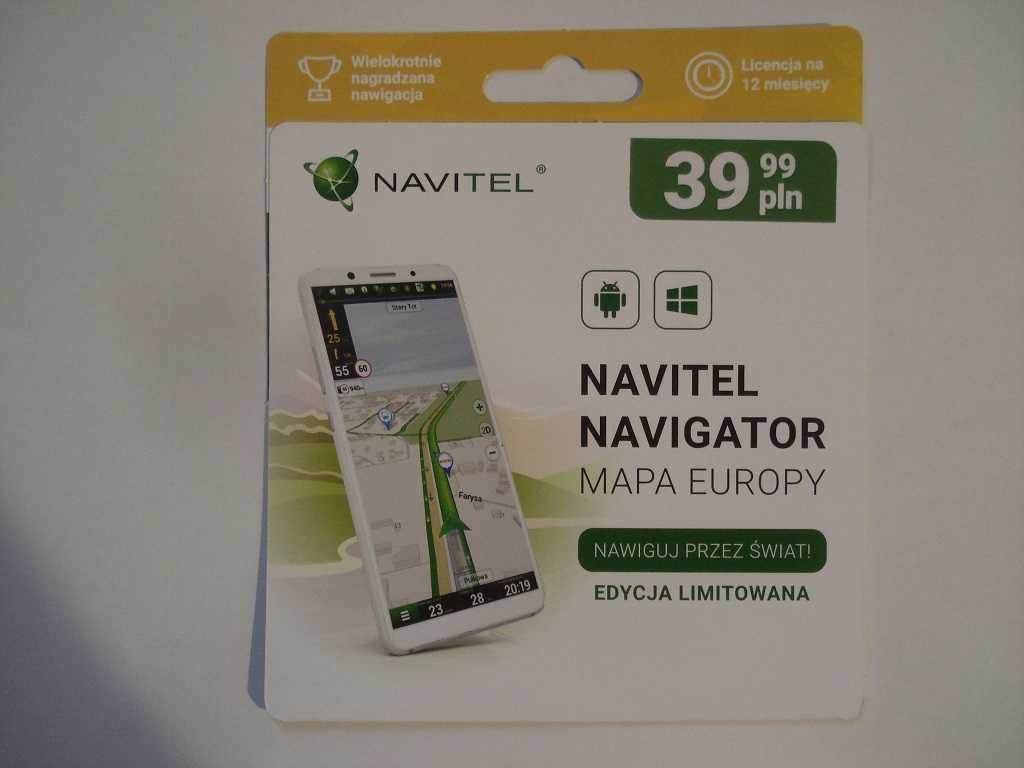 Navitel Navigator Mapa Europy 1 rok