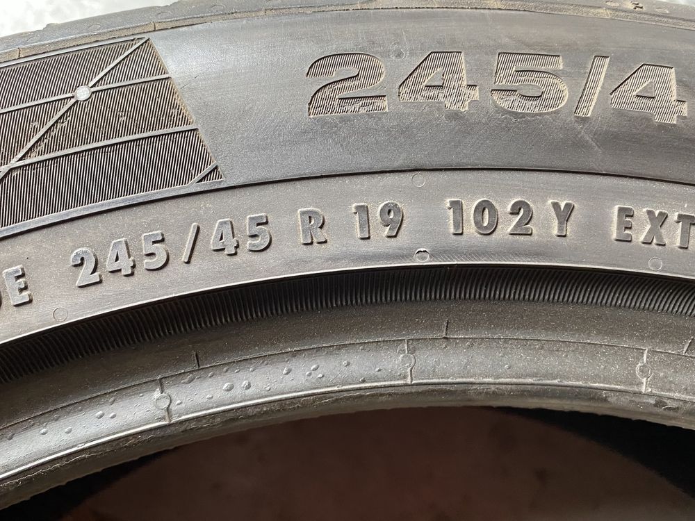 Літня резина шини 245/45R19 CONTINENTAL 6мм