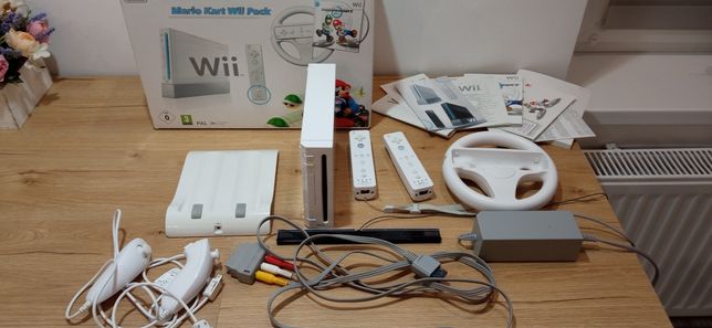 Nintendo Wii MARIOKART rzadka  edycja, Super komplet  w super stanie.