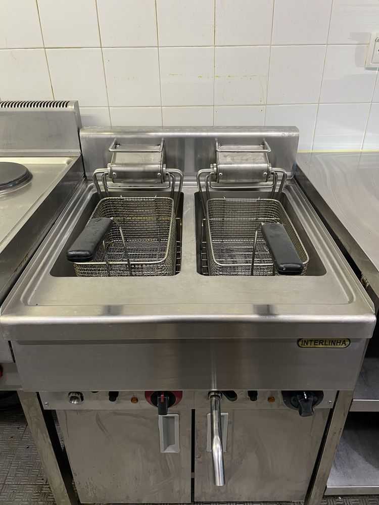 Fritadeira eléctrica de alta potência da Interlinha