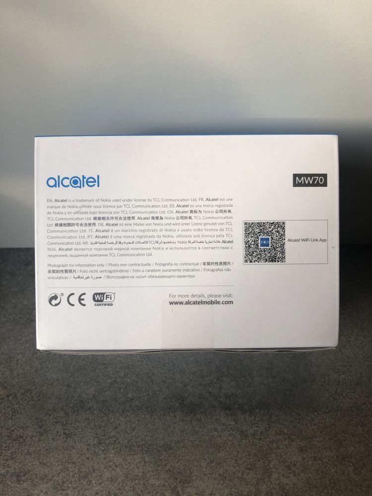 Router alcatel linkzone 4G lte Cat7 Mobile WIFI + karta na 200gb