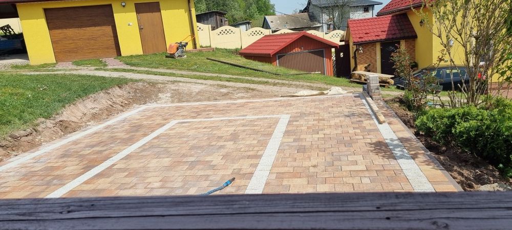 Ukladanie kostki brukowej