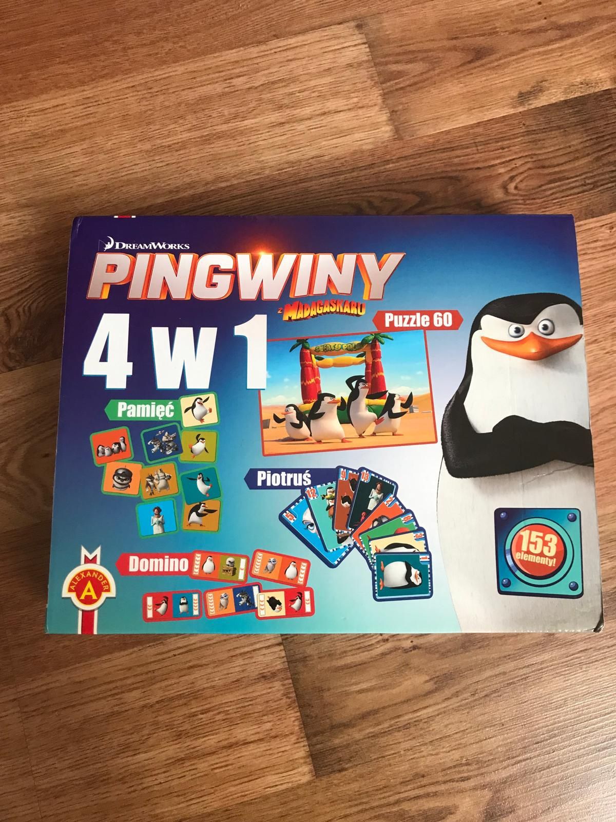 Gra 4w1 Pingwiny z Madagaskaru