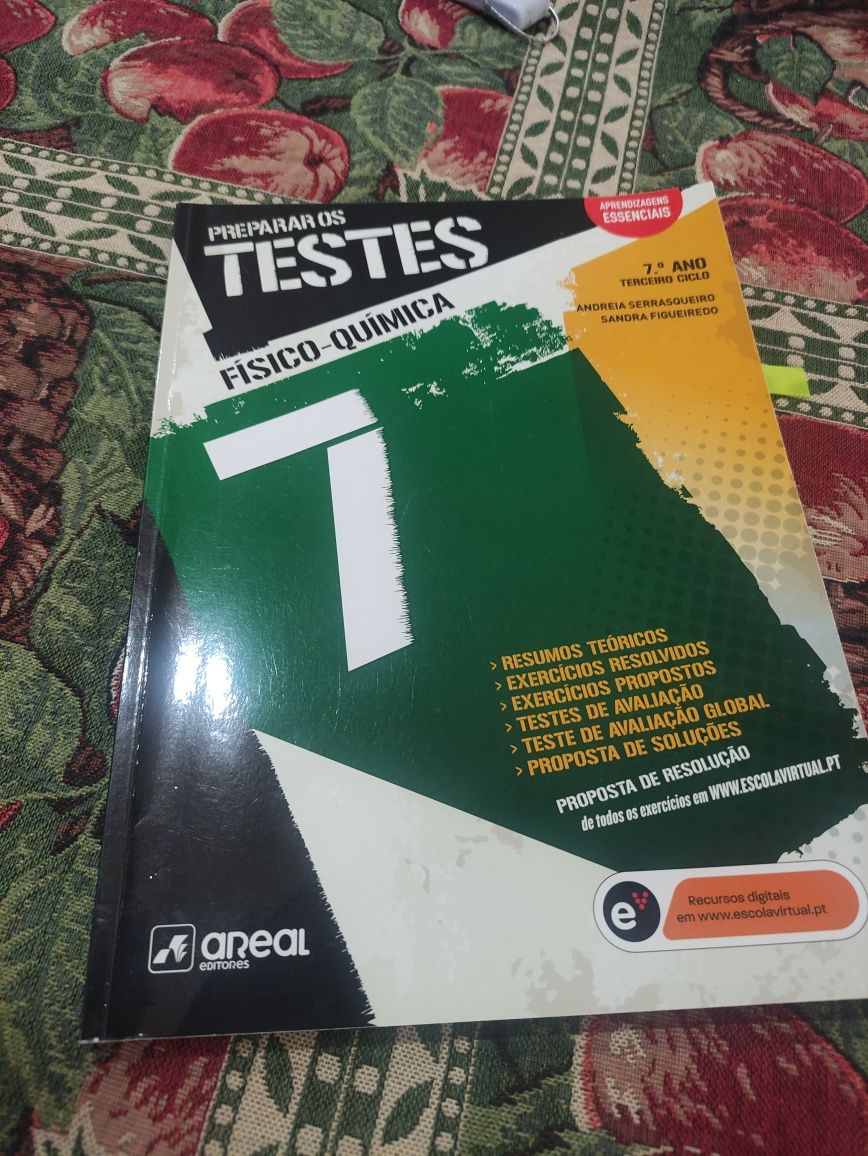 Preparar os testes físico química 7 ano