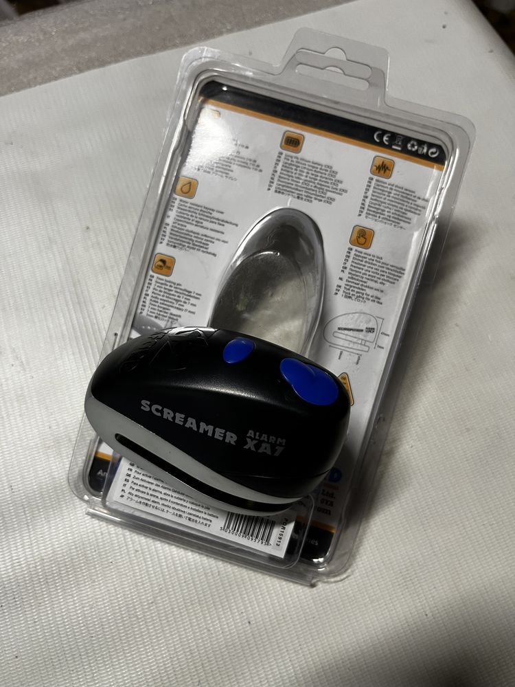 Замок с сигнализацией на диск Oxford Screamer 7