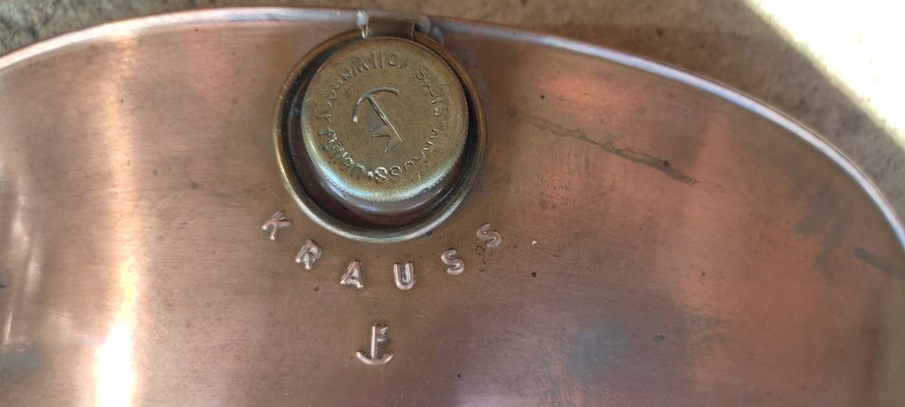 Stary ogrzewacz , termofor marynarski