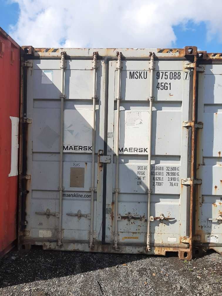 Kontener 40HC duży używany morski loco: Mikołów