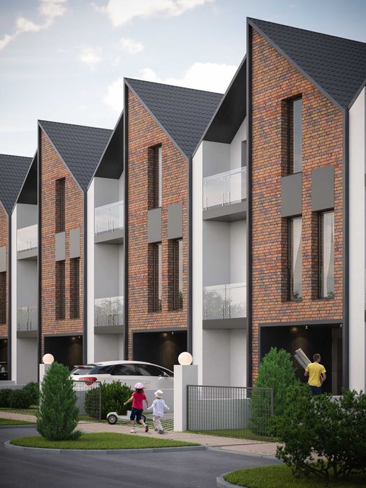 Таунхаус з гаражем, 3 поверхи, 145м.кв.