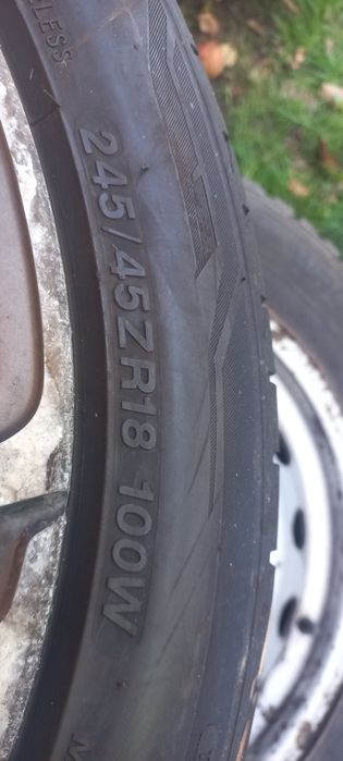 Шина 245/45/18 із диском 5x108 r18 peugeot citroen 1 штука