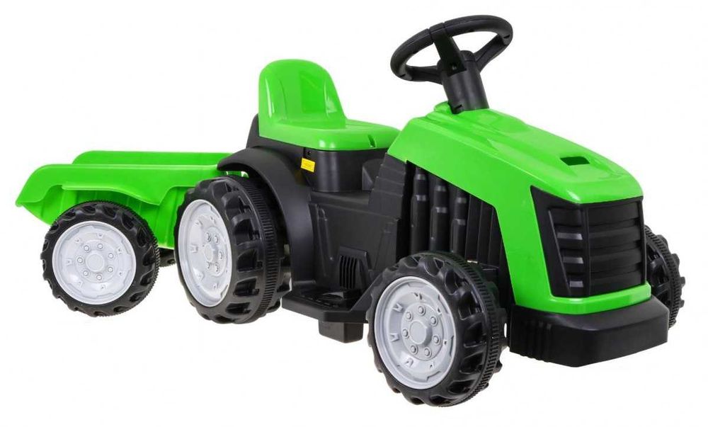 Traktor z Przyczepą Zielony TR1908T