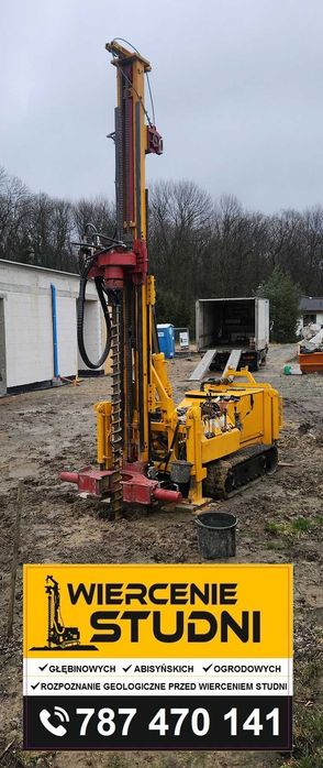 WIERCENIE STUDNI studnie głębinowe metodą na sucho, bez kopania dołków
