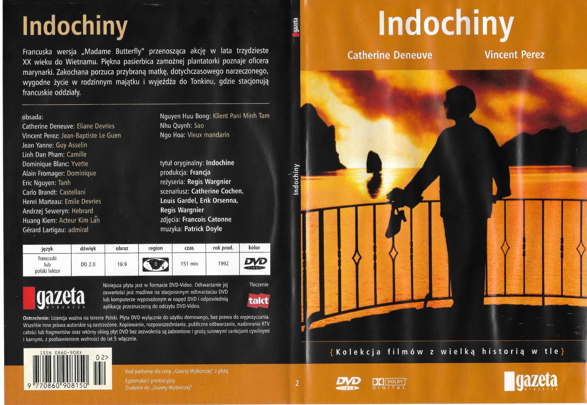 Film DVD Indochiny