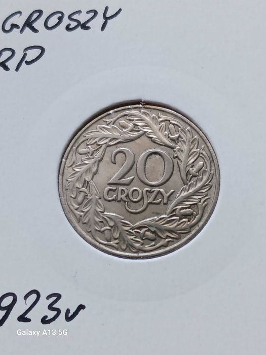 20 Groszy 1923 r. II RP. - Super