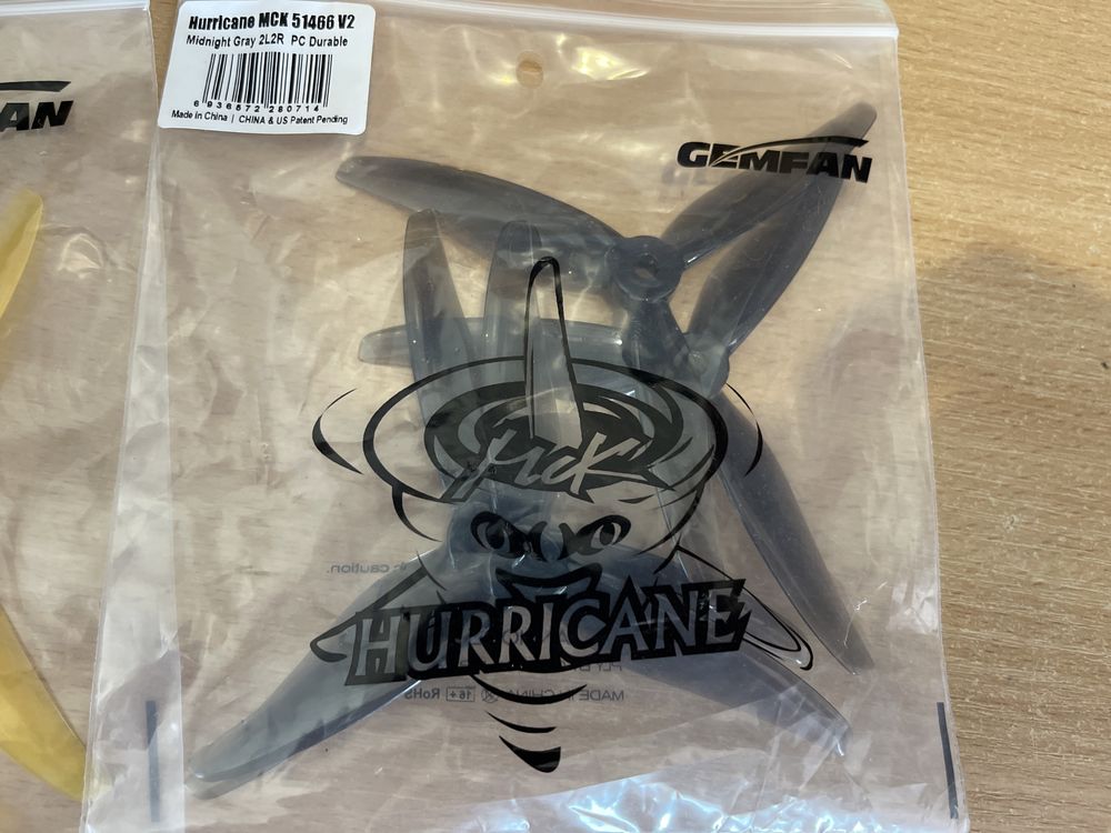 Пропелери пропи Gemfan Hurricane MCK 51466 V2