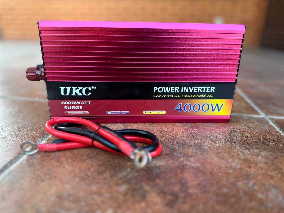 Инвертор Power Inverter AC/DC LCD 12v -220v 4000W Для насосов, котлов