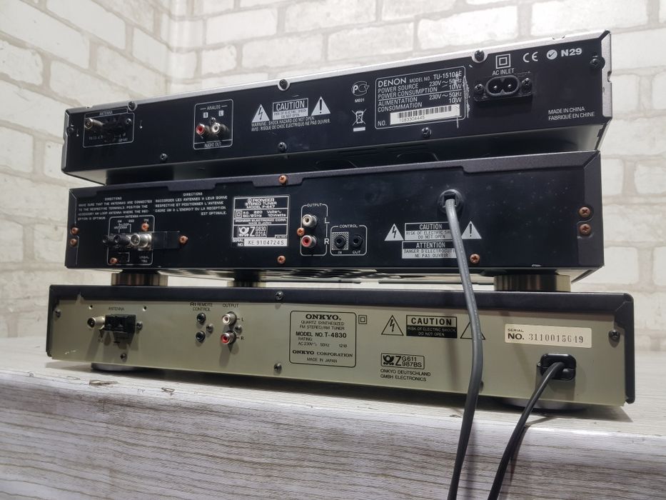 Стерео FM/AM тюнер ONKYO, DENON, PIONEER, б/у з Німеччини