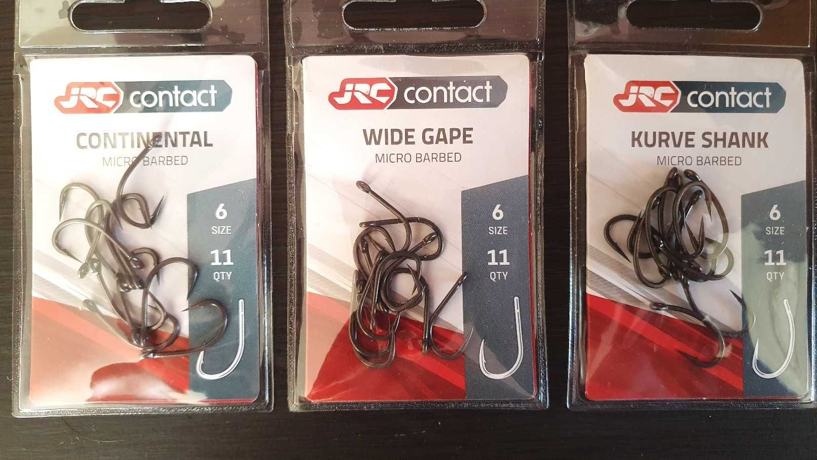 Haki karpiowe JRC Micro Barbed - 6 różnych opakowań - rozmiar 6