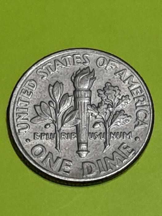 Монета ONE DIME United States of America 2000 год D