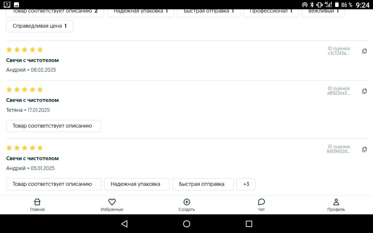 Свечи с чистотелом