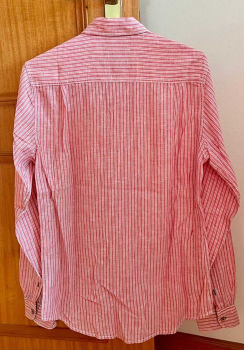 Camisa às riscas regular fit para homem da Tiffosi