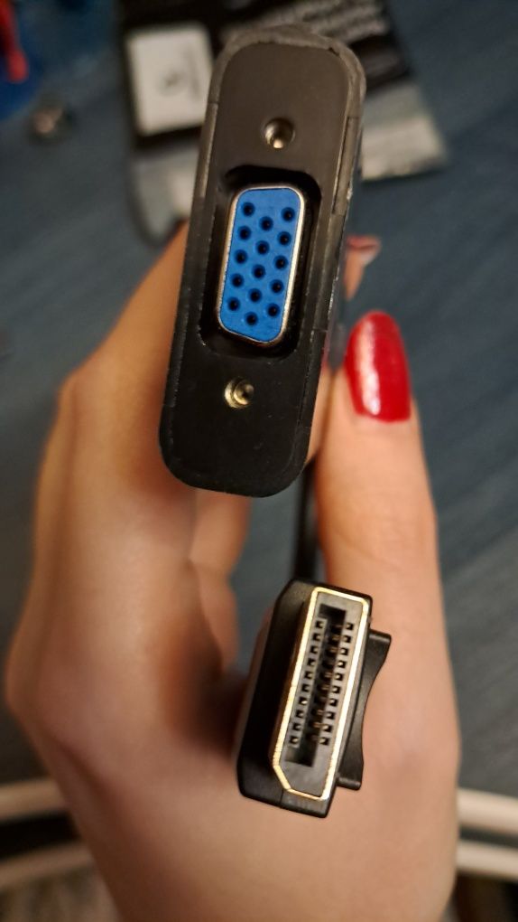 Кабель-перехідник DisplayPort to VGA