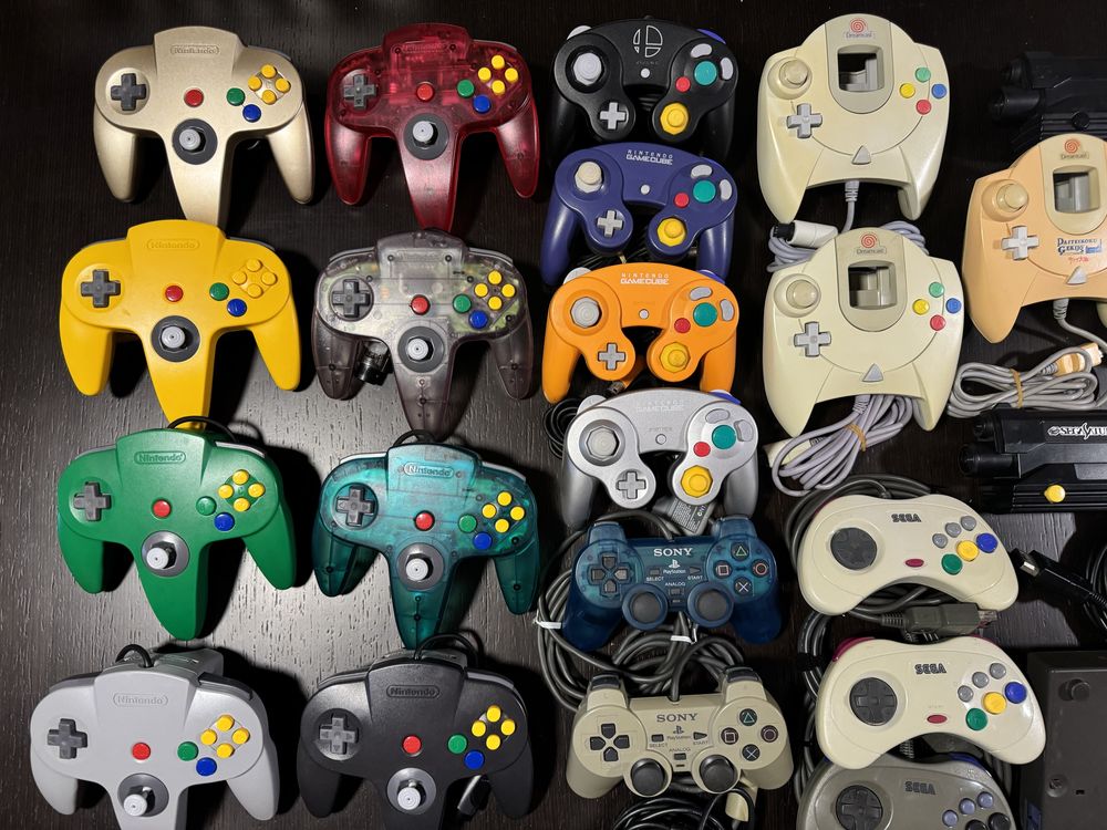 Comandos e acessórios Nintendo, Sega e PlayStation