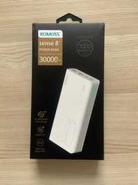 Павербанк ROMOSS 30000mAh 18Вт Sense 8+; в наявності 10+ шт