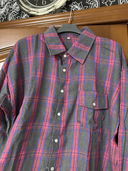 Сорочка жіноча, рубашка у клітинку